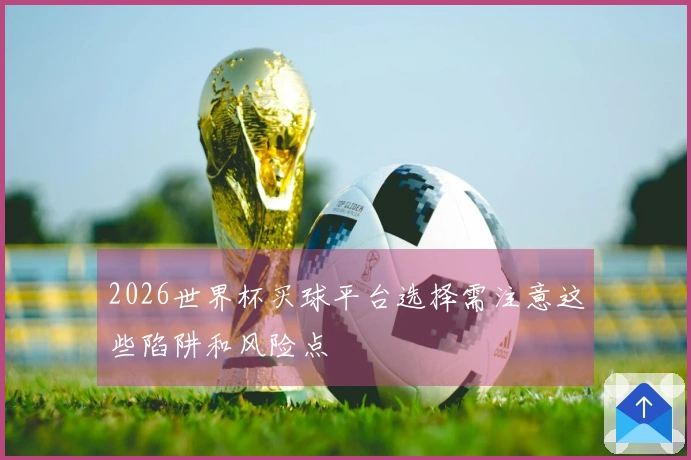 2026世界杯买球平台选择需注意这些陷阱和风险点