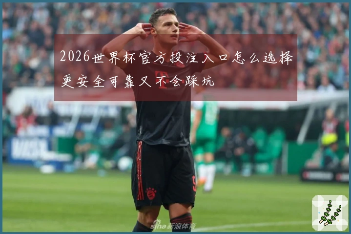 2026世界杯官方投注入口怎么选择更安全可靠又不会踩坑