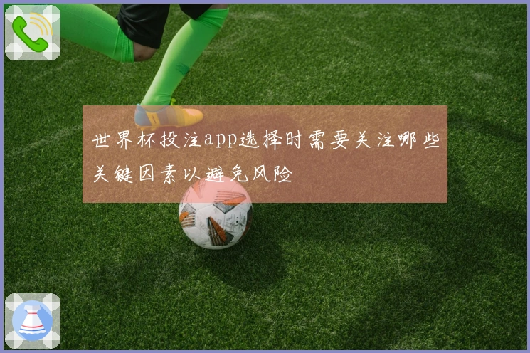 世界杯投注app选择时需要关注哪些关键因素以避免风险
